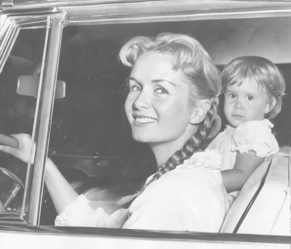 Debbie Reynolds a malá Carrie