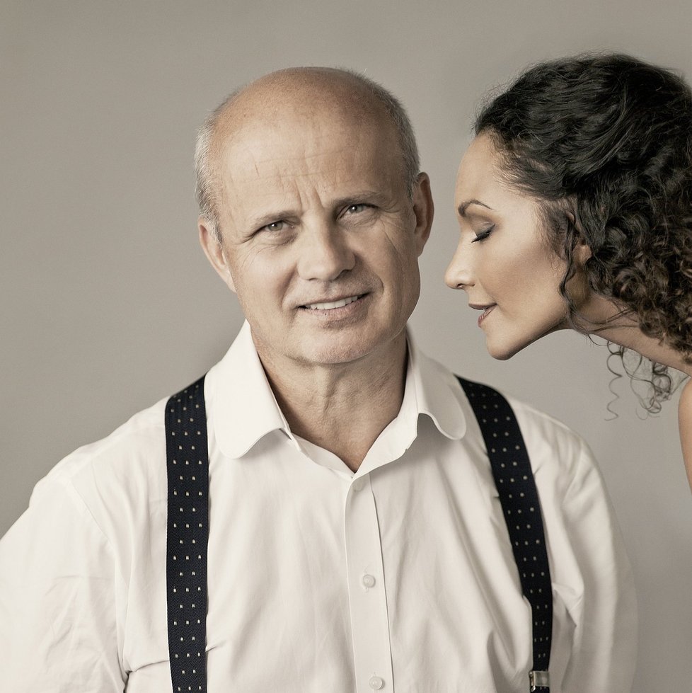 Lejla Abbasová si očichala skladatele Michala Horáčka.