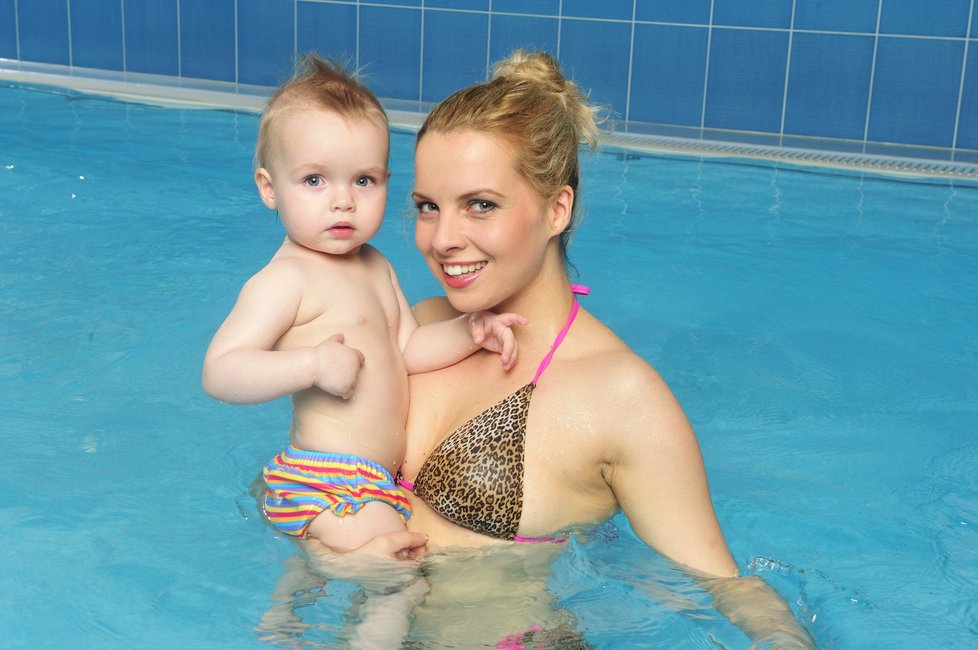 Ve speciálním bazénu pro kojence je bezpečno a maminky s dětmi zde mají klid