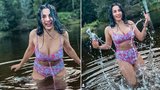Věčná bojovnice s kily navíc Eva Decastelo: Rafinované plavky umí zázraky!