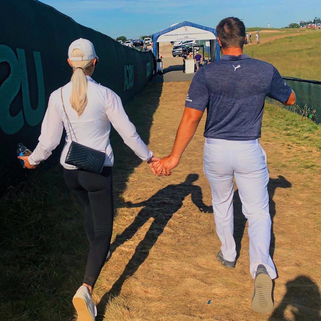 Bryson DeChambeau se svou láskou Sophií