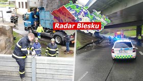 Lijáky zvedly hladiny řek napříč Českem, sledujte radar Blesku. Děčín postavil protipovodňovou hráz