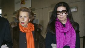 Dědička francouzského kosmetického impéria L&#39;Oréal Françoise Bettencourtová-Meyersová se zesnulou matkou