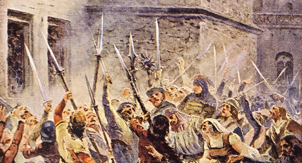 První pražská defenestrace: Začátek husitských válek