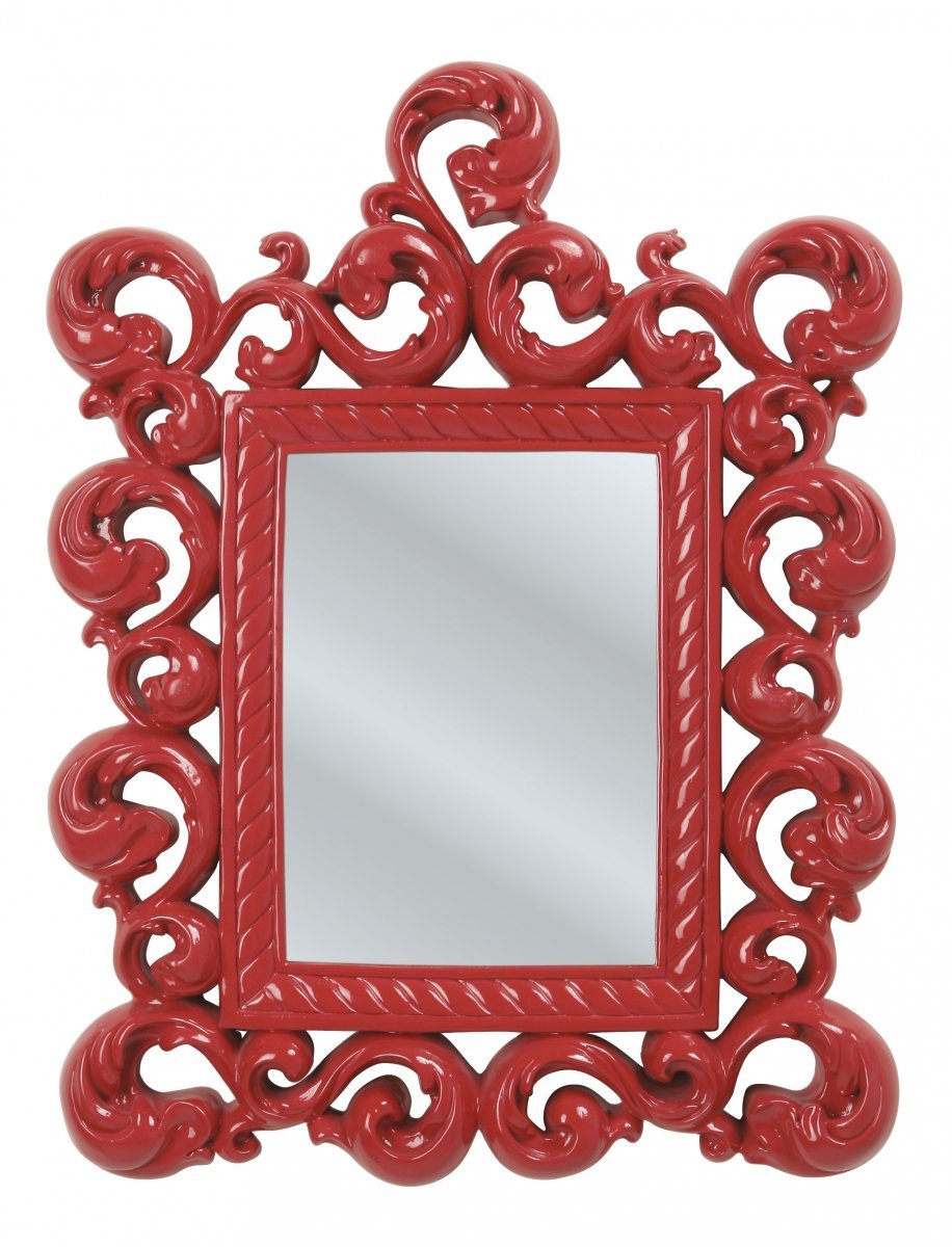 Zrcadlo Hollow červené, www.kare-design.cz, 2 990 Kč