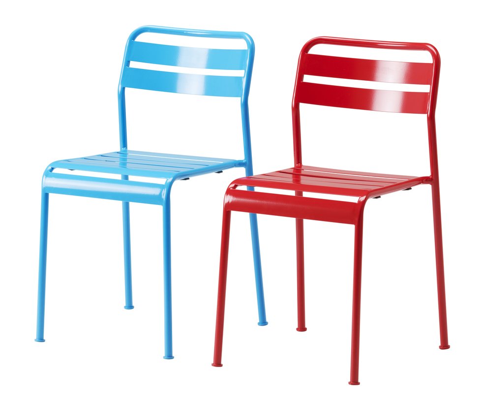 Kovové židle, Ikea, 499 Kč za jeden kus