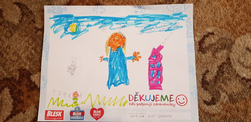 Terezka, 5 let, Duchcov: Děkujeme