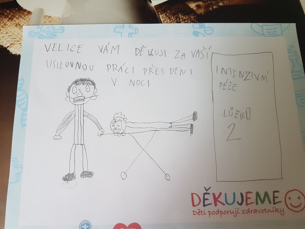 Daniel, 10 let, Hovorčovice: Děkujeme za vaší usilovnou práci