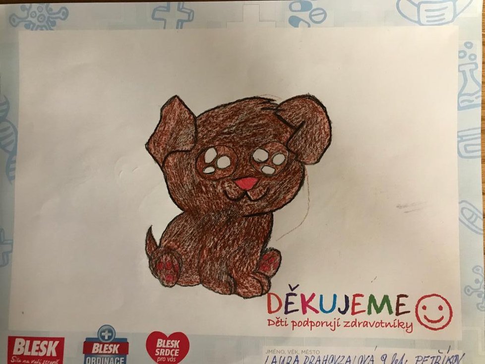 Laura, 8 let, Petříkov u Velkých Popovic: Děkujeme