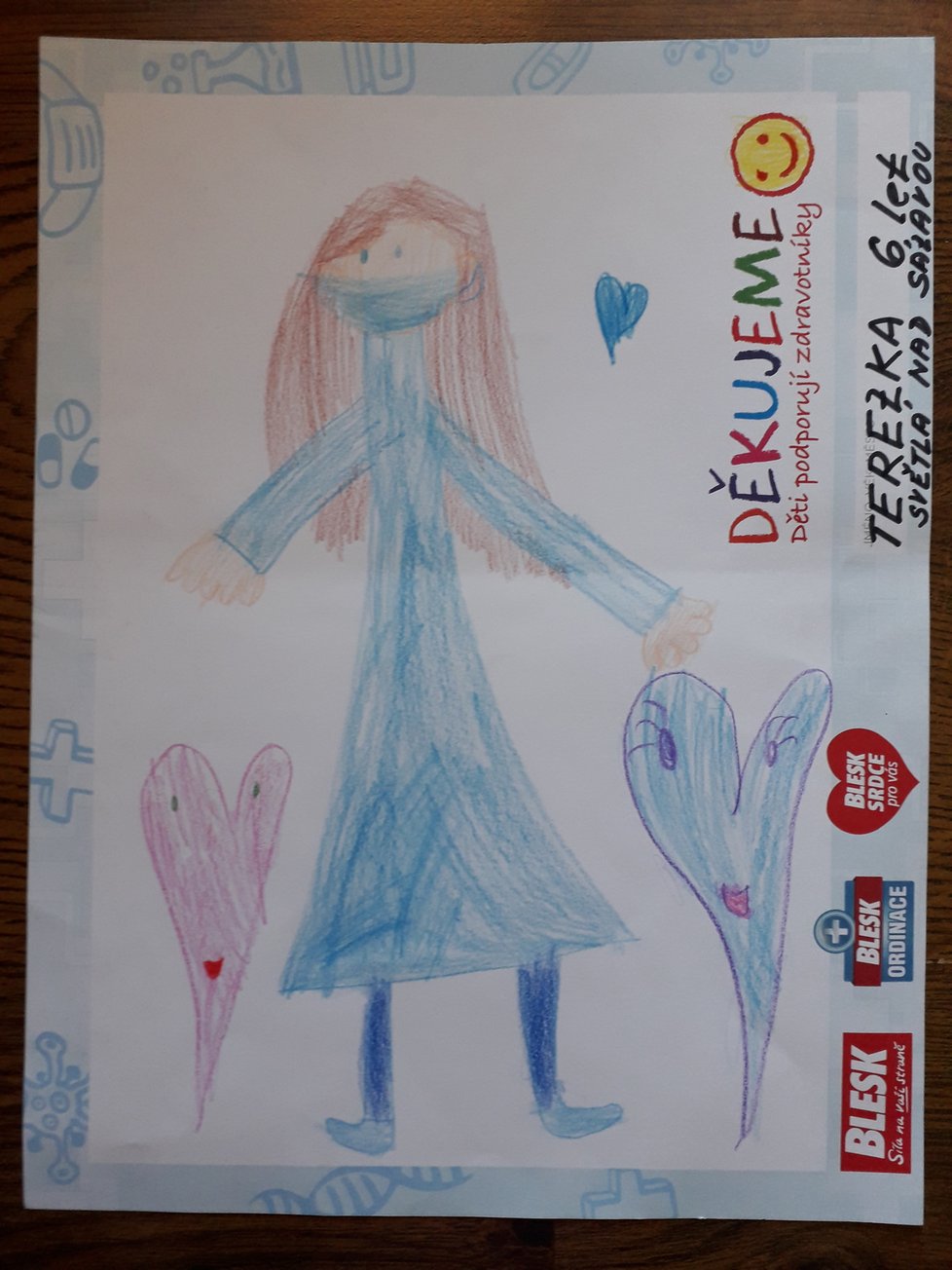 Terezka, 6 let, Světlá nad Sázavou: Děkujeme