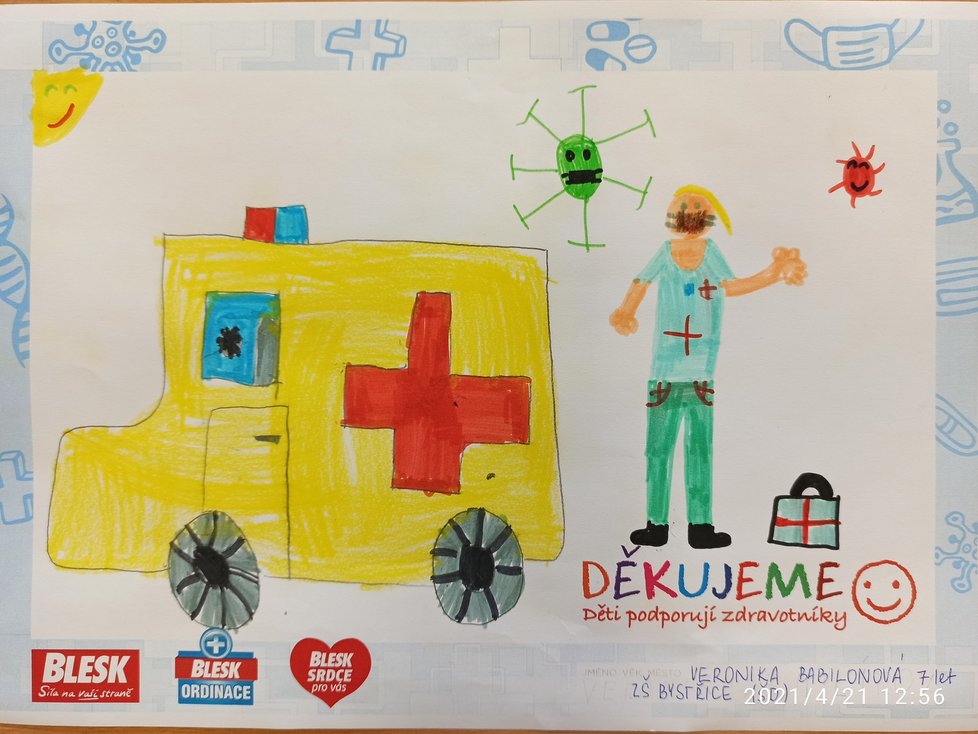 Veronika, 7 let, Třinec: Děkujeme