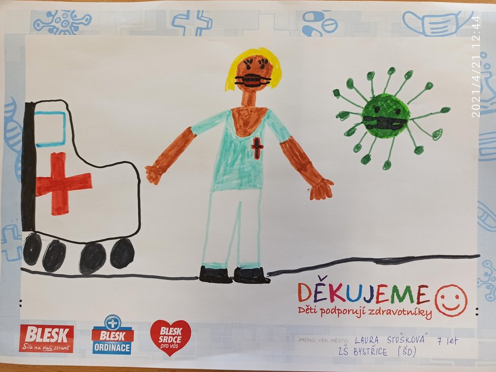 Laura, 7 let, Bystřice: Děkujeme