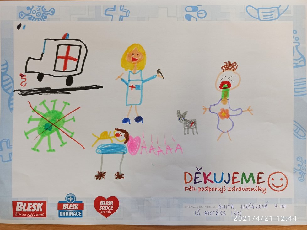 Anita, 7 let, Bystřice: Děkujeme