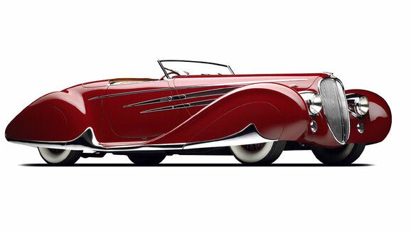 Delahaye 165 (1938–1939): Kabriolet ve stylu Art Deco s motorem V12