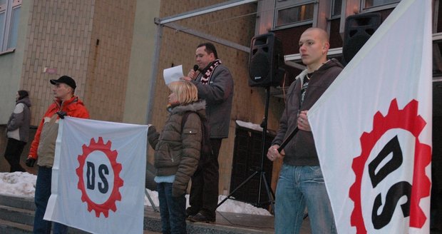 K lidem na náměstí promlouvá místopředseda DS Jiří Štěpánek