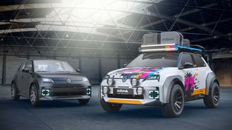 Bláznivý elektrický Renault 5 míří do terénu. Pohon 4x4 ovšem nečekejte Bláznivý elektrický Renault 5 míří do terénu. Pohon 4x4 ovšem nečekejte