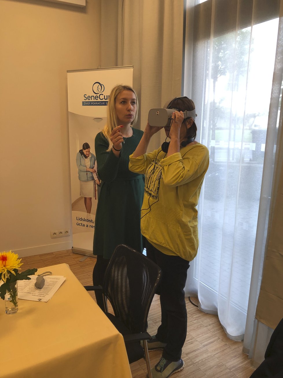 Virtuální realita simuluje vnímání lidí s demencí.