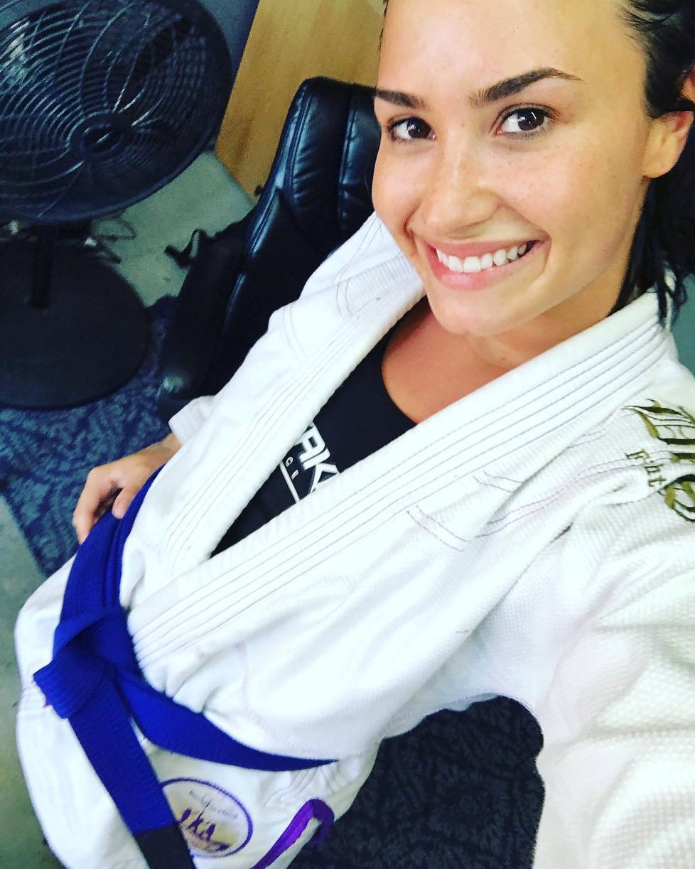 Demi Lovato už přes rok cvičí jiu-jitsu.