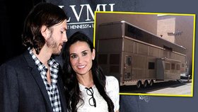 Demi Moore zachraňuje manželství v karavanu