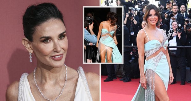 Demi Moore se kvůli botoxu skoro ani neusmála, Evu Longoria zase zradily příliš sexy šaty...