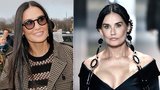 Demi Mooreová na módní přehlídce šokovala tváří jako z kamene! Přehnala to s plastikami?