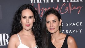 Demi Moore a Rumer Willisová