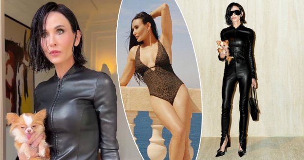 Demi Moore na Milan Fashion Weeku překvapila novou image.