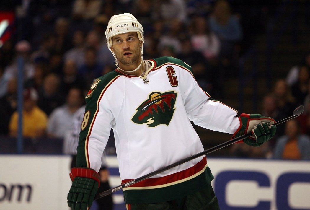 Legenda slovenského hokeje Pavol Demitra v dresu Minnesoty Wild