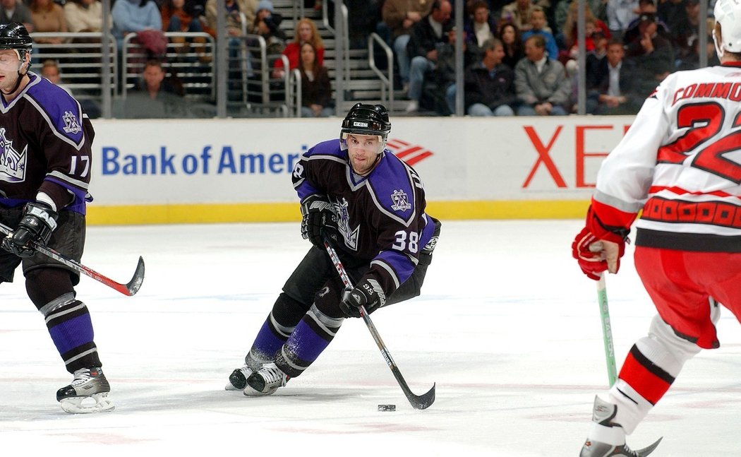 Hokejista Pavol Demitra během angažmá v Los Angeles Kings