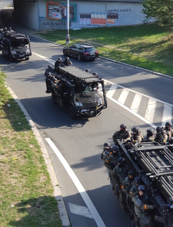 Protiteroristické cvičení Démon 2018 v pražském Kongresovém centru.