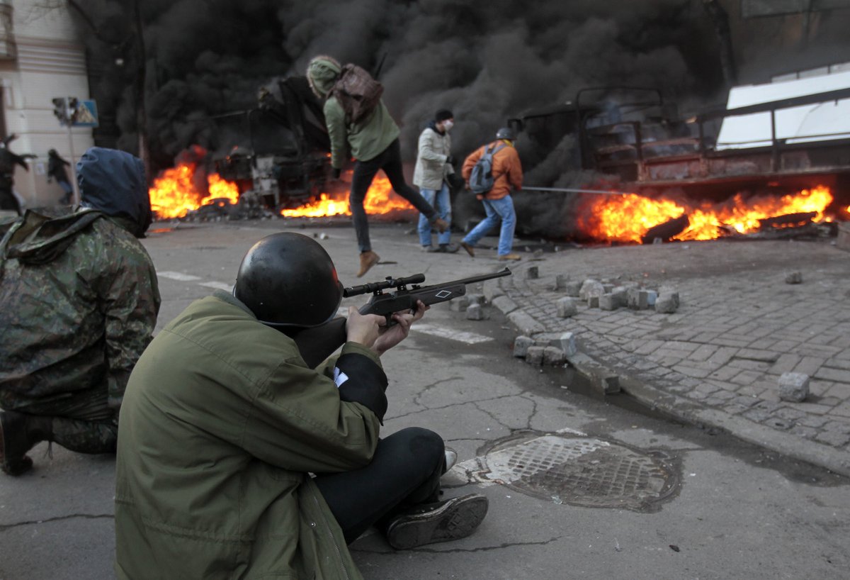 Demonstrace na Ukrajině si vyžádaly mnoho lidských životů.
