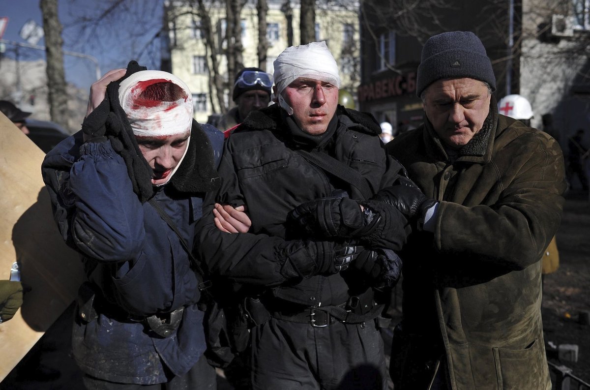 Demonstrace na Ukrajině si vyžádaly mnoho lidských životů.