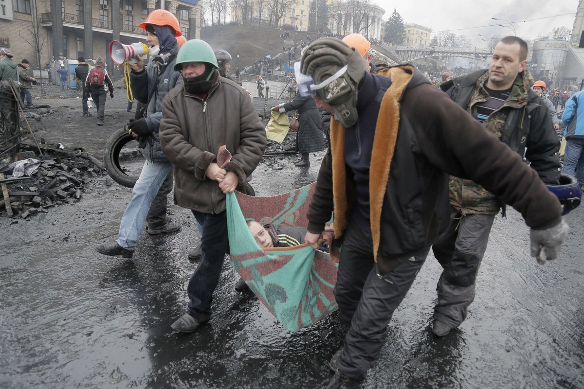 Demonstrace na Ukrajině si vyžádaly mnoho lidských životů.