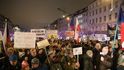 Na Václavském náměstí se scházejí protestující proti Babišovi (17. 12. 2019) Na Václavském náměstí se scházejí protestující proti Babišovi (17. 12. 2019)