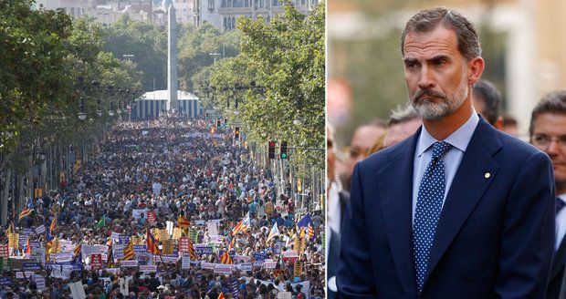 Proti teroru vyrazil demonstrovat i král: „Nemám strach,“ hřímá Barcelona