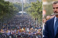 Proti teroru vyrazil demonstrovat i král: „Nemám strach,“ hřímá Barcelona