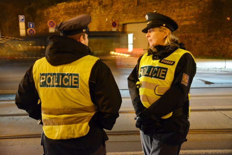 Na bezpečnost celé akce dohlíželi i policisté.