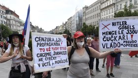 Protivládní demonstrace svolaná hnutím Otevřeme Česko-Chcípl PES se konala 6. června 2021 na Václavském náměstí v Praze.