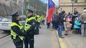 Demonstrace před Úřadem vlády ČR 19. 4. 2023