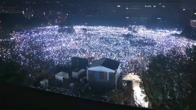 Protesty proti Ficově vládě na Slovenku