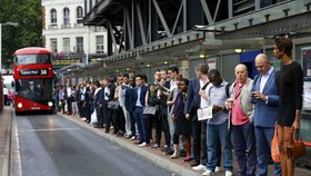 Londýn nedávno ochromila stávka pracovníků metra.