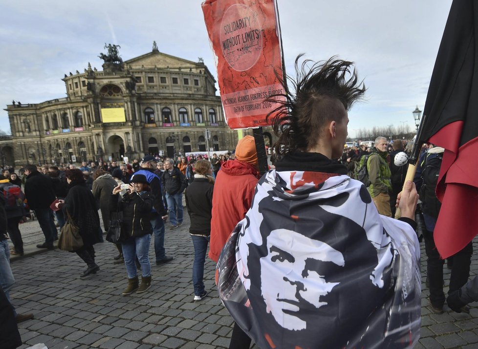 Demonstrace v Drážďanech