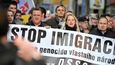 Demonstrace proti migraci