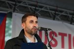 Demonstrace Milionu chvilek pro demokracii: Ondřej Havránek, syn oběti výbuchu ve Vrběticích (20. 5. 2021)
