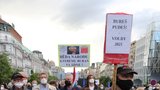 Naštvaní demonstranti na Václaváku: Žádali nezávislost justice a demisi Benešové, chystají se další protesty