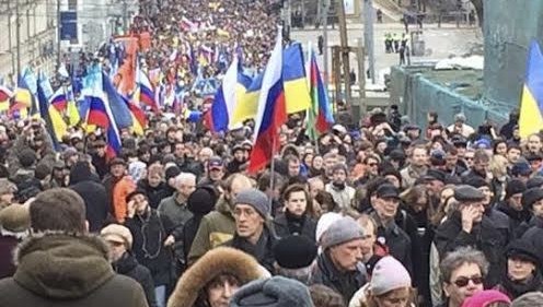 Demonstrace Moskva