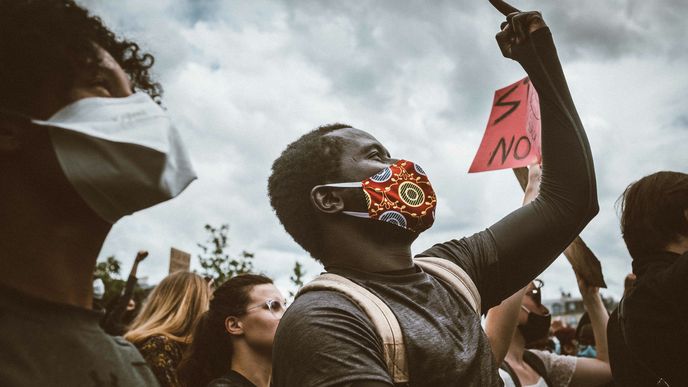 Demonstrace Black Lives Matter v Paříži