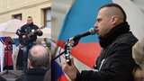 „Pro Alláhovu slávu uříznou ti hlavu.“ Ortel zazpíval demonstrantům proti islámu