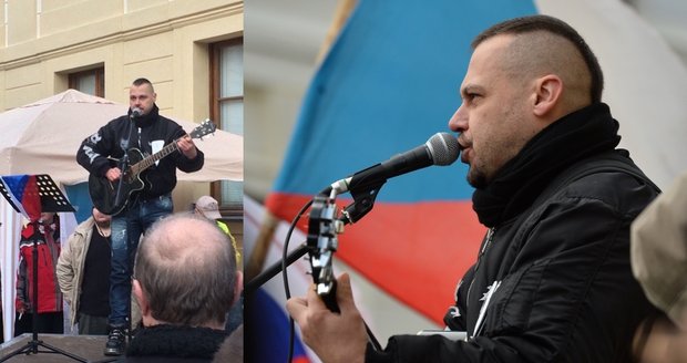 „Pro Alláhovu slávu uříznou ti hlavu.“ Ortel zazpíval demonstrantům proti islámu