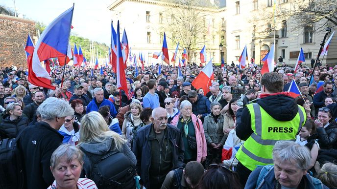 Demonstrace Česko proti bídě